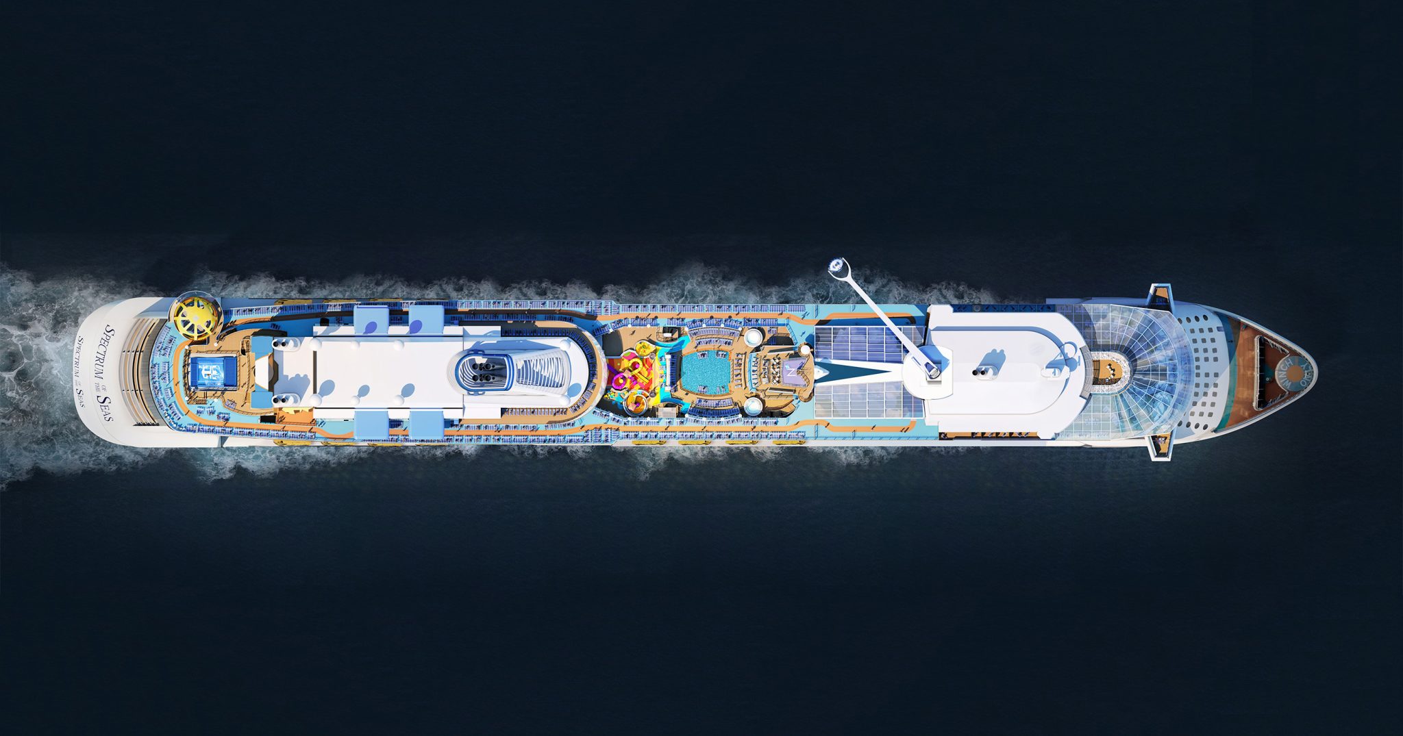 Spectrum of the Seas Aerial Full Ship